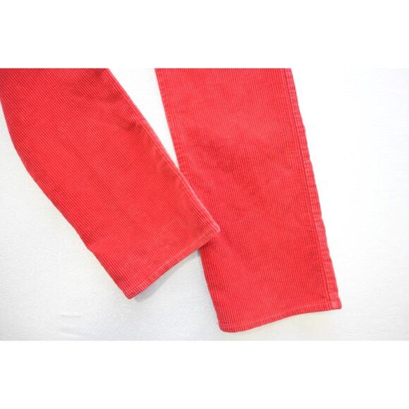 Ralph Lauren Sport Corduroy Pants Rugged Red Flat Womens Size 12 x 34 - Picture 4 of 6